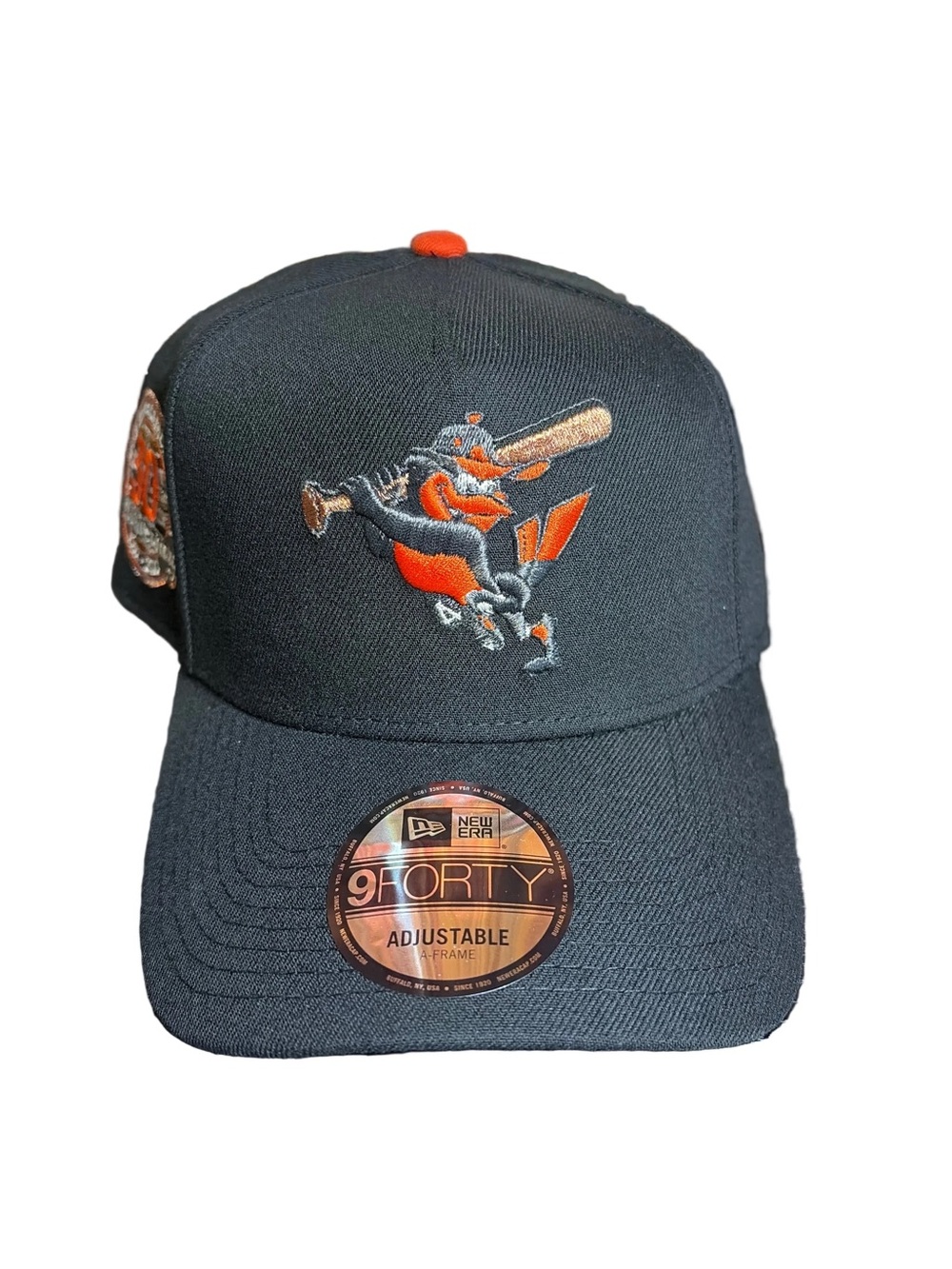 New Era Baltimore Orioles 30th Anniversary Side Patch 9FORT A-Frame Snapback